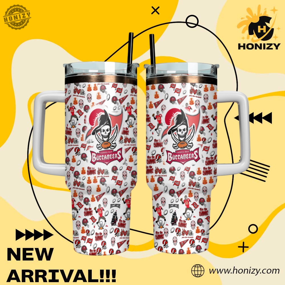 Nfl Football Tampa Bay Buccaneers Stanley Cup Tumbler With Handle 3 NFL Football Tampa Bay Buccaneers Stanley Cup Tumbler With Handle