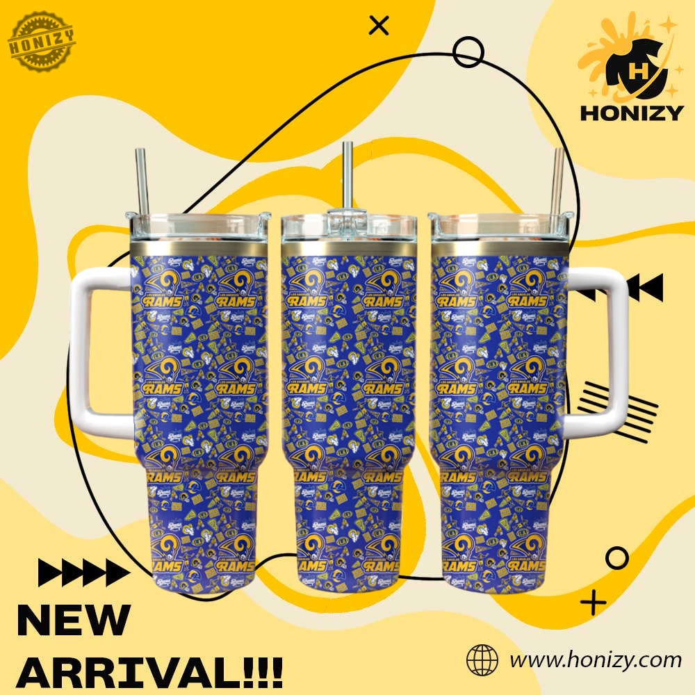 Nfl Football Los Angeles Rams Stanley Cup Tumbler With Handle 3 NFL Football Los Angeles Rams Stanley Cup Tumbler With Handle