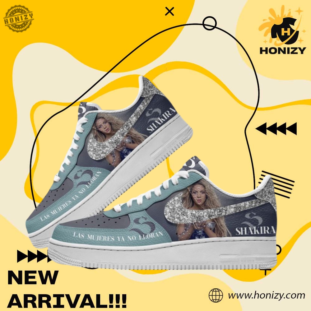 Shakira Las Mujeres Ya No Lloran Unisex Nike Air Force Sneakers 4 Shakira Las Mujeres Ya No Lloran unisex Nike Air Force Sneakers