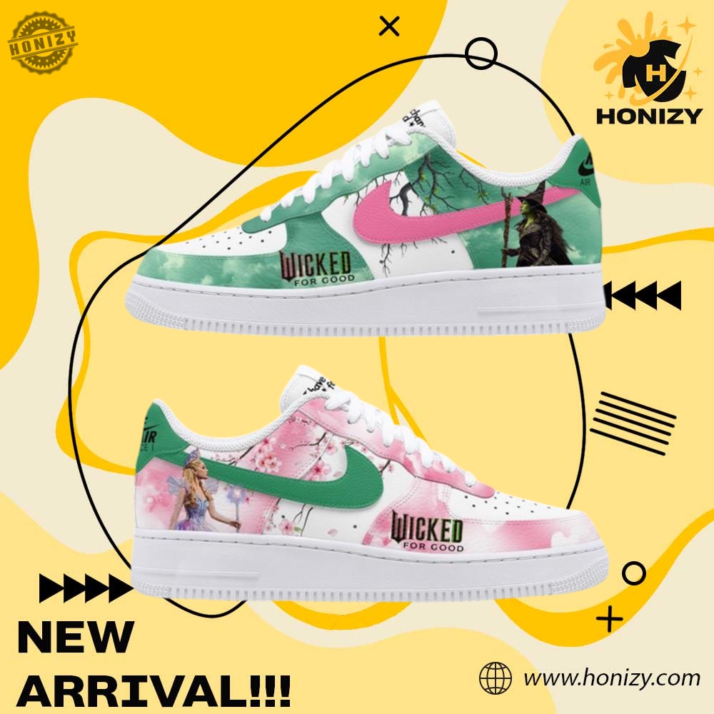 Custom Shoes For You 10 Wicked Movie Unisex Nike Air Force Shoes