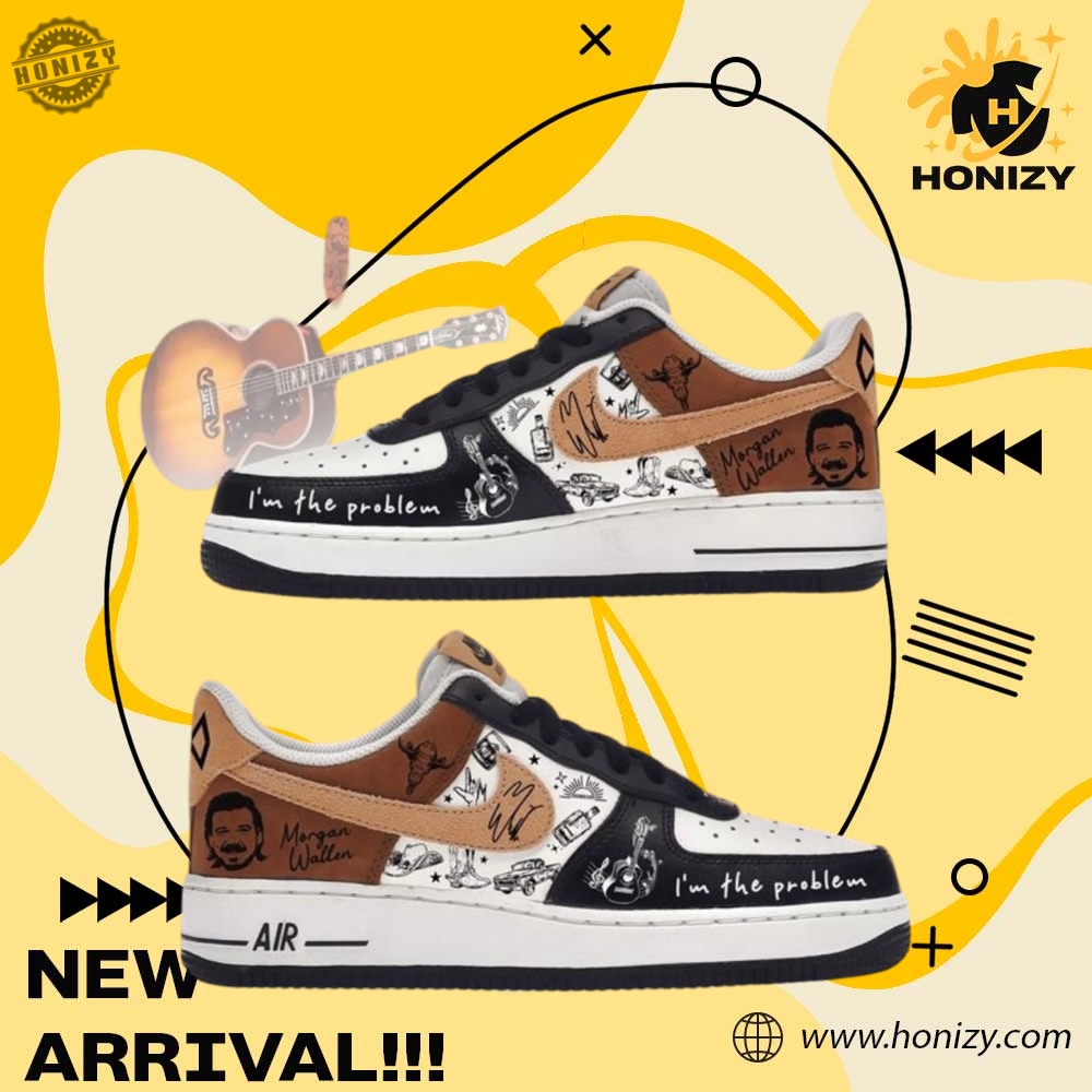 Custom Shoes For You 13 Morgan Wallen Im The Problem Country Music Unisex Air Forces Nike Shoes