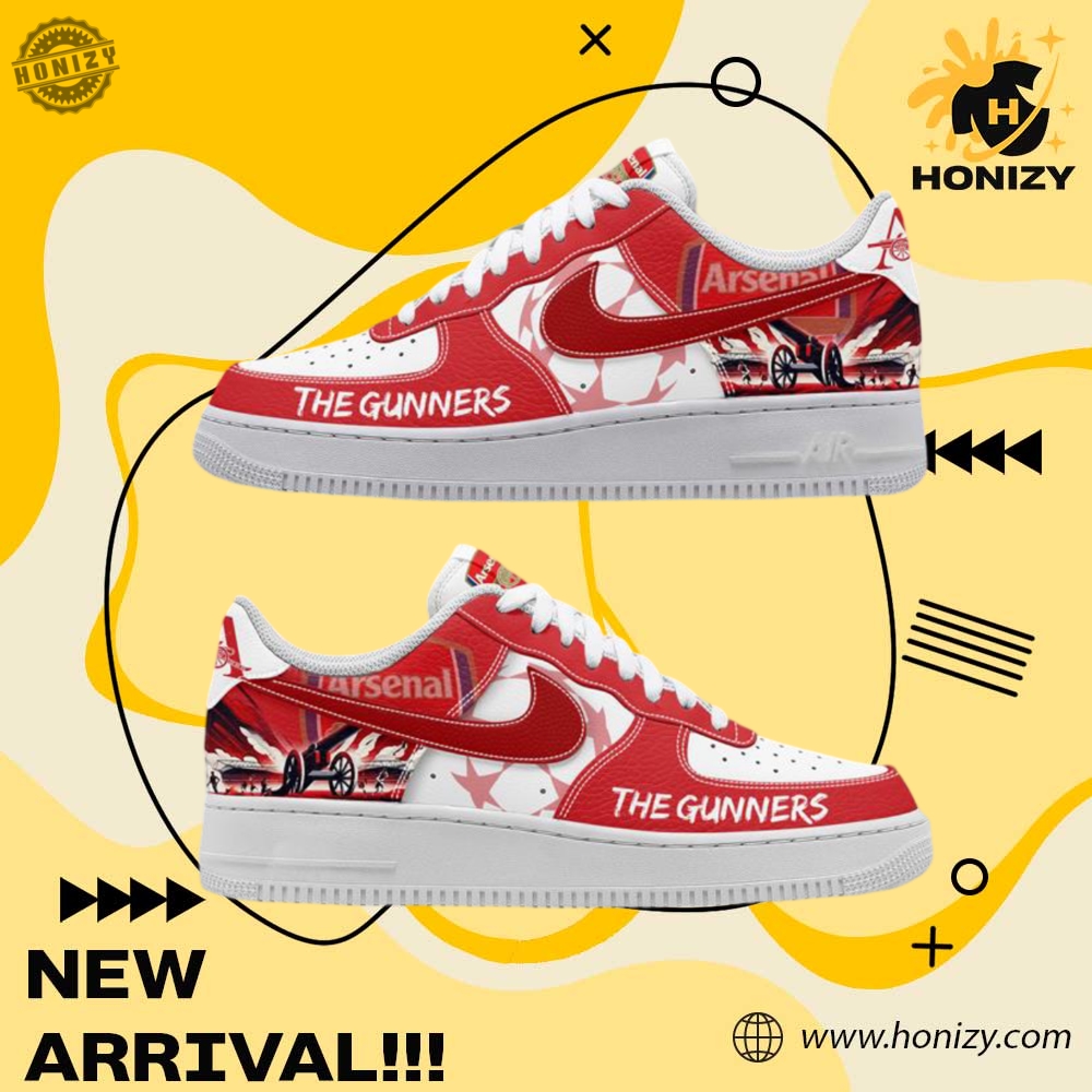 Custom Shoes For You 16 Arsenal Football Club The Gunner Unisex Air Forces Nike Shoes
