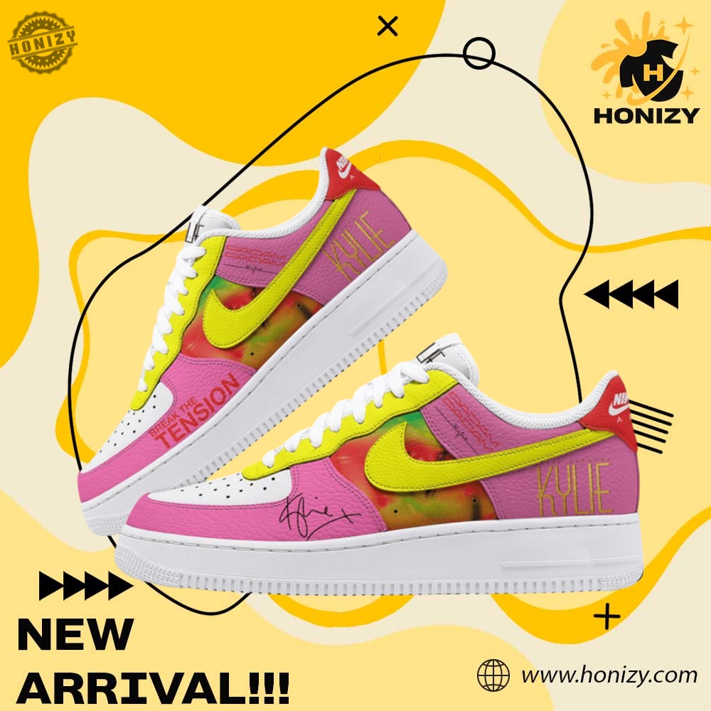 Custom Shoes For You 23 Break The Tension Kylie Music Unisex Nike Air Force Shoes