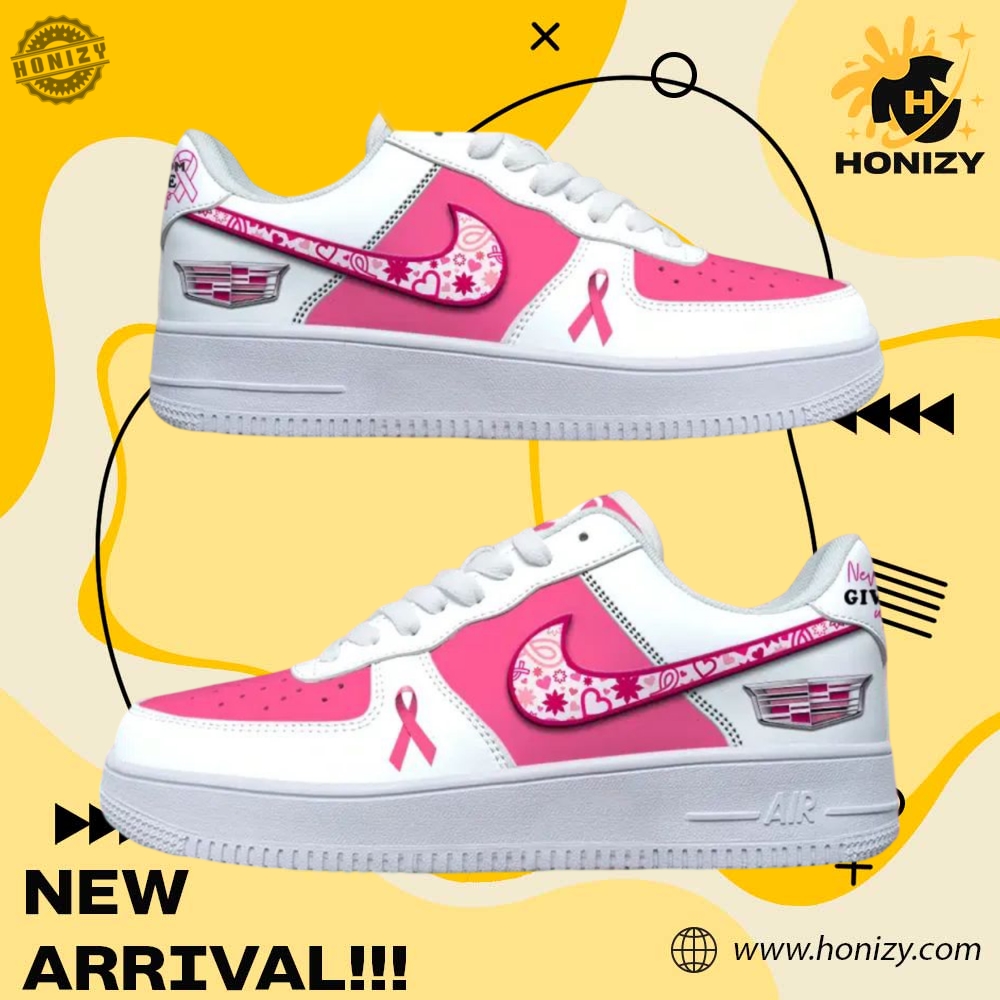 Custom Shoes For You 31 Breast Cancer Awareness Cadillac Unisex Nike Air Force Shoes