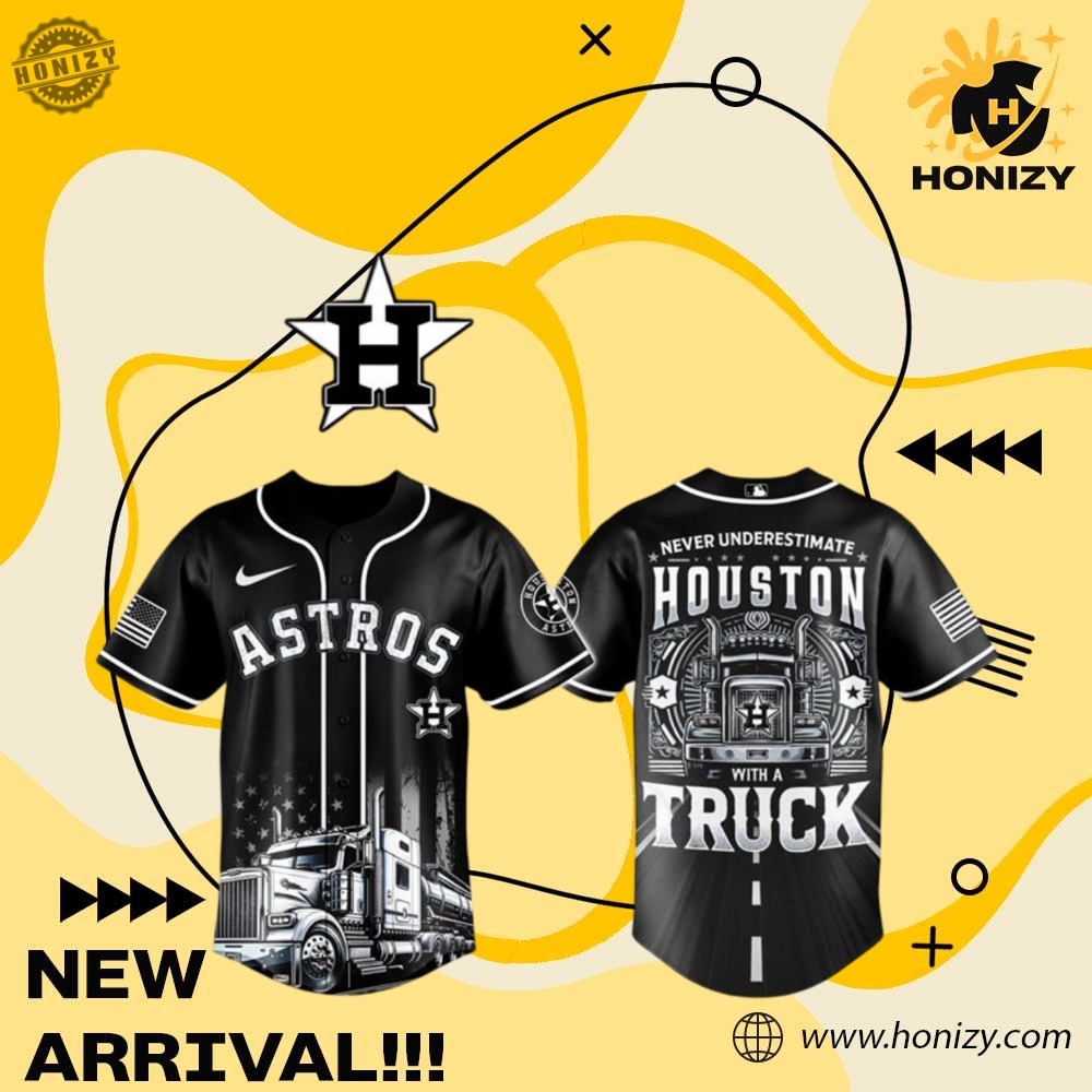 MLB Baseball 3D Jersey 4 Mlb Houston Astros Nation Truck Driver Week Unisex Baseball Jersey