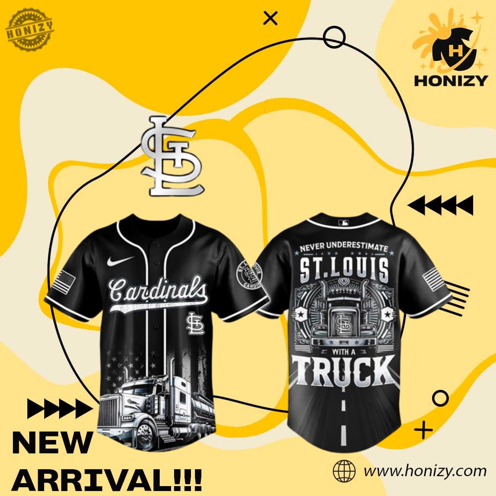 MLB Baseball 3D Jersey 8 Mlb St.Louis Cardinals Nation Truck Driver Week Unisex Baseball Jersey
