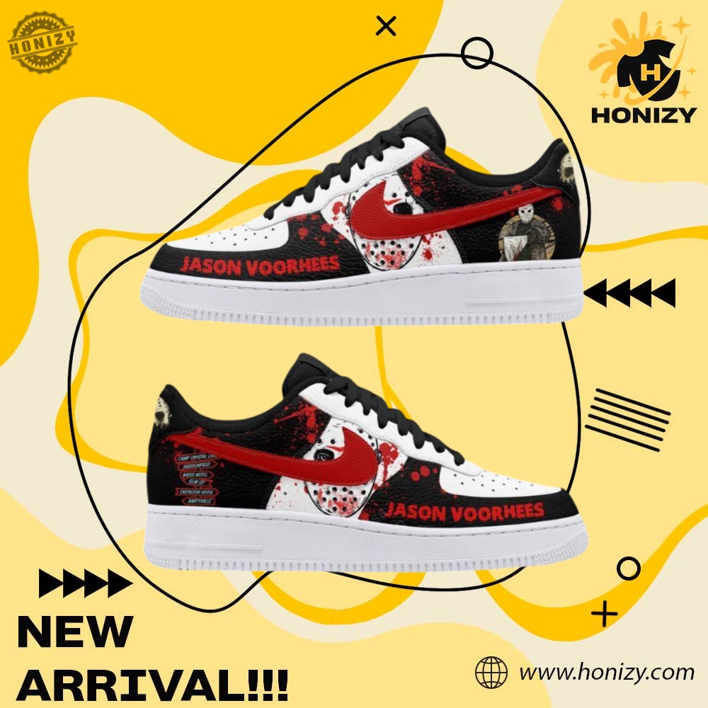 Graphic Trendy Custom Shoes 2 Jason Voorhees Movie Unisex Nike Air Force 1 Shoes