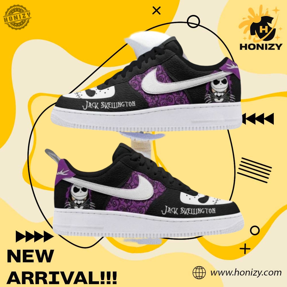 Graphic Trendy Custom Shoes 3 Jack Skelllington Halloween Unisex Nike Air Force Shoes