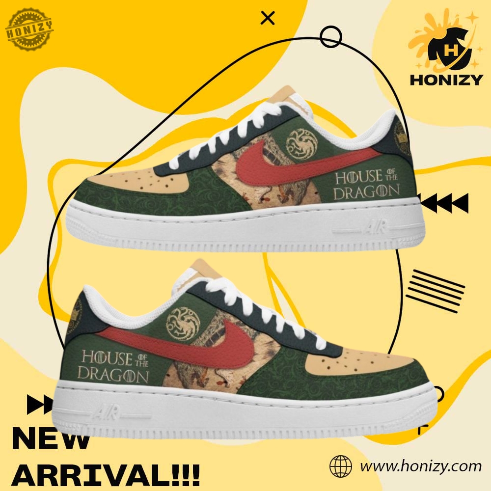 Graphic Trendy Custom Shoes 7 House Of The Dragon Tv Series Unisex Nike Air Force 1 Shoes