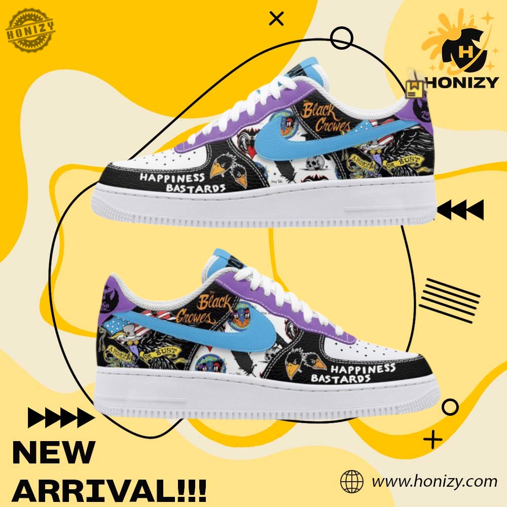 Graphic Trendy Custom Shoes 11 Happiness Bastards Unisex Nike Air Force 1 Shoes