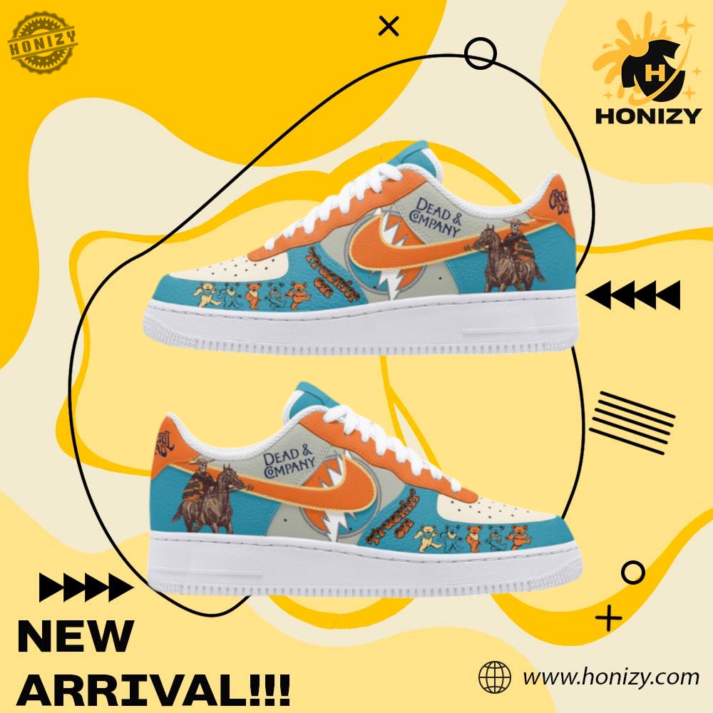 Graphic Trendy Custom Shoes 28 Grateful Dead Dead And Company Unisex Nike Air Force 1 Shoes
