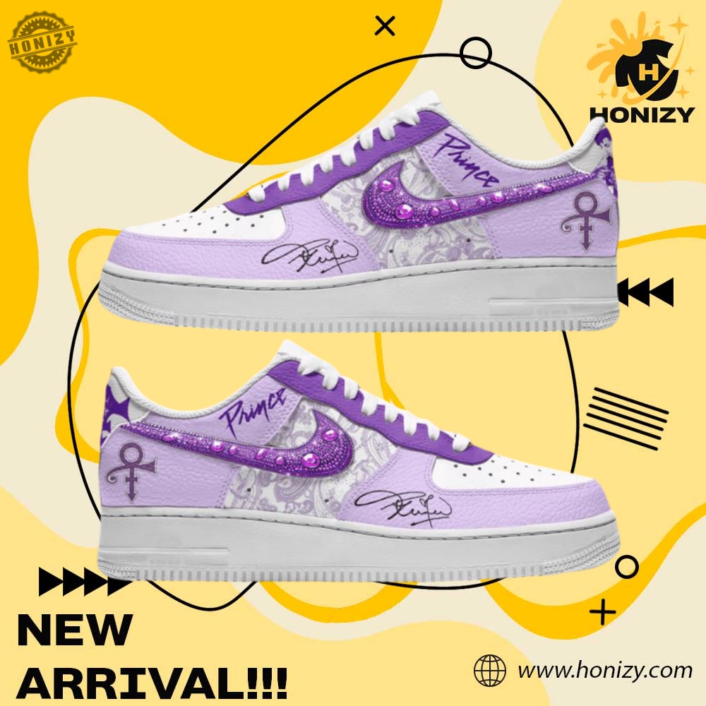 Graphic Trendy Custom Shoes 34 Prince Legend Pop Music Unisex Nike Air Force 1 Sneaker Shoes