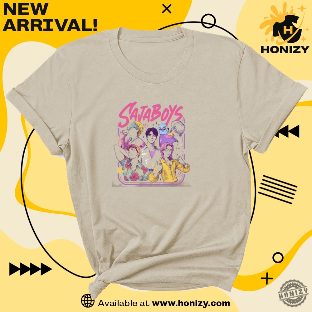 Saja Boys Kpop Demon Hunters Huntrix Pin Unisex Shirt