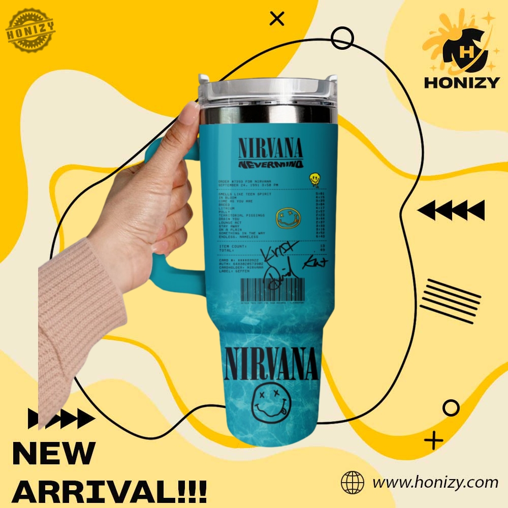 Music Nirvana Band Trendy Stanley Tumbler 3 Music Nirvana Band Trendy Stanley Tumbler