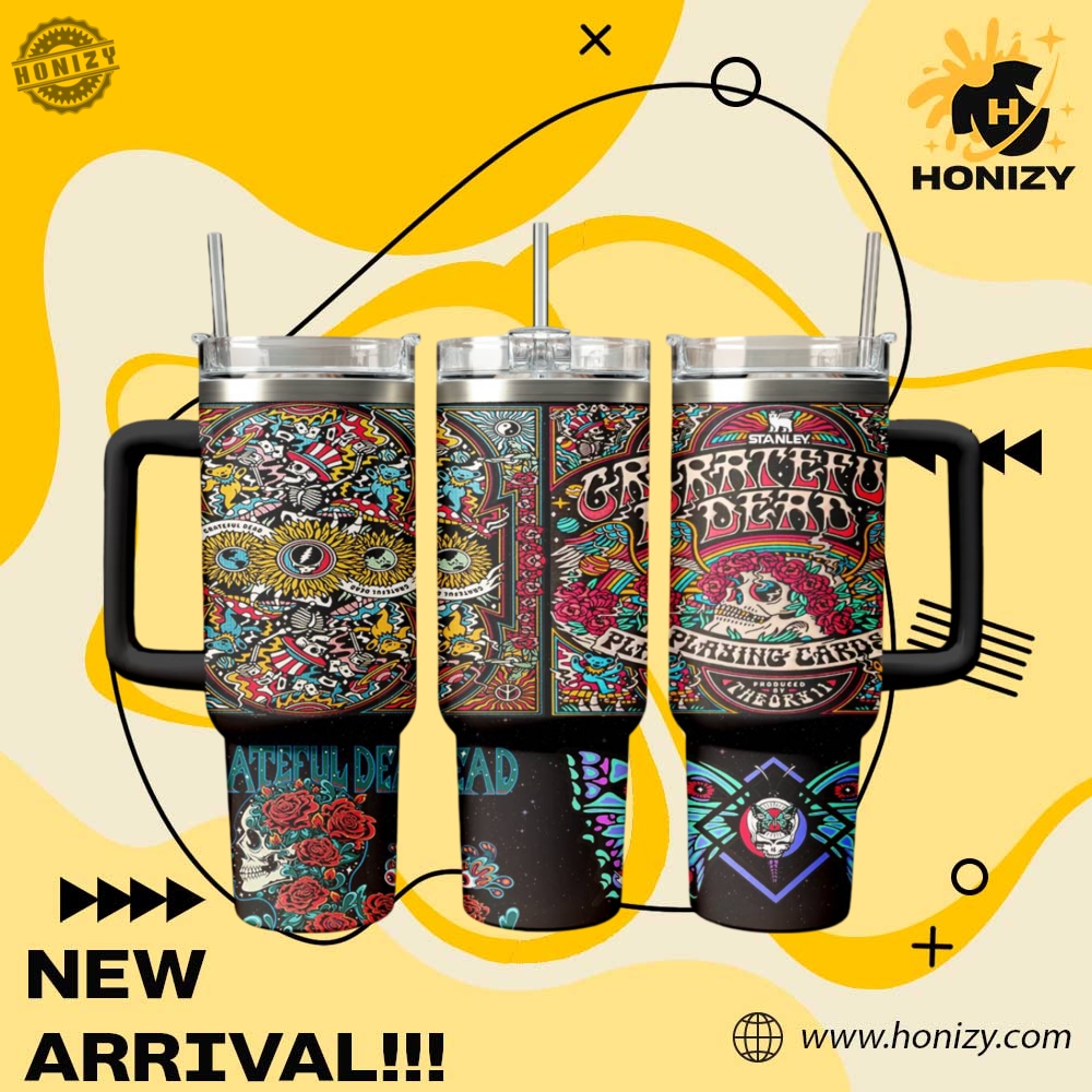 Trendy Music, Sport Custom 3D Stanley Tumbler 7 Music Grateful Dead Trendy Stanley Tumbler