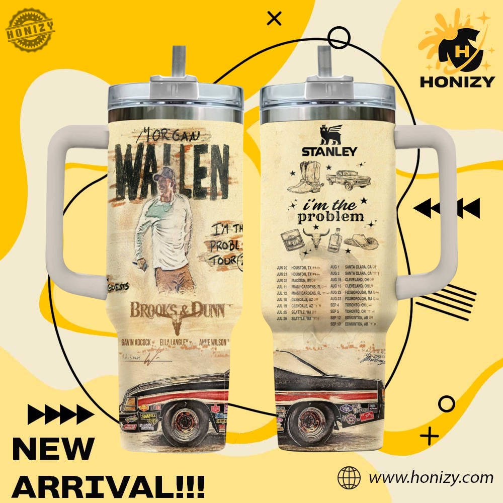 Trendy Music, Sport Custom 3D Stanley Tumbler 8 Morgan Wallen Country Music Trendy Stanley Tumbler