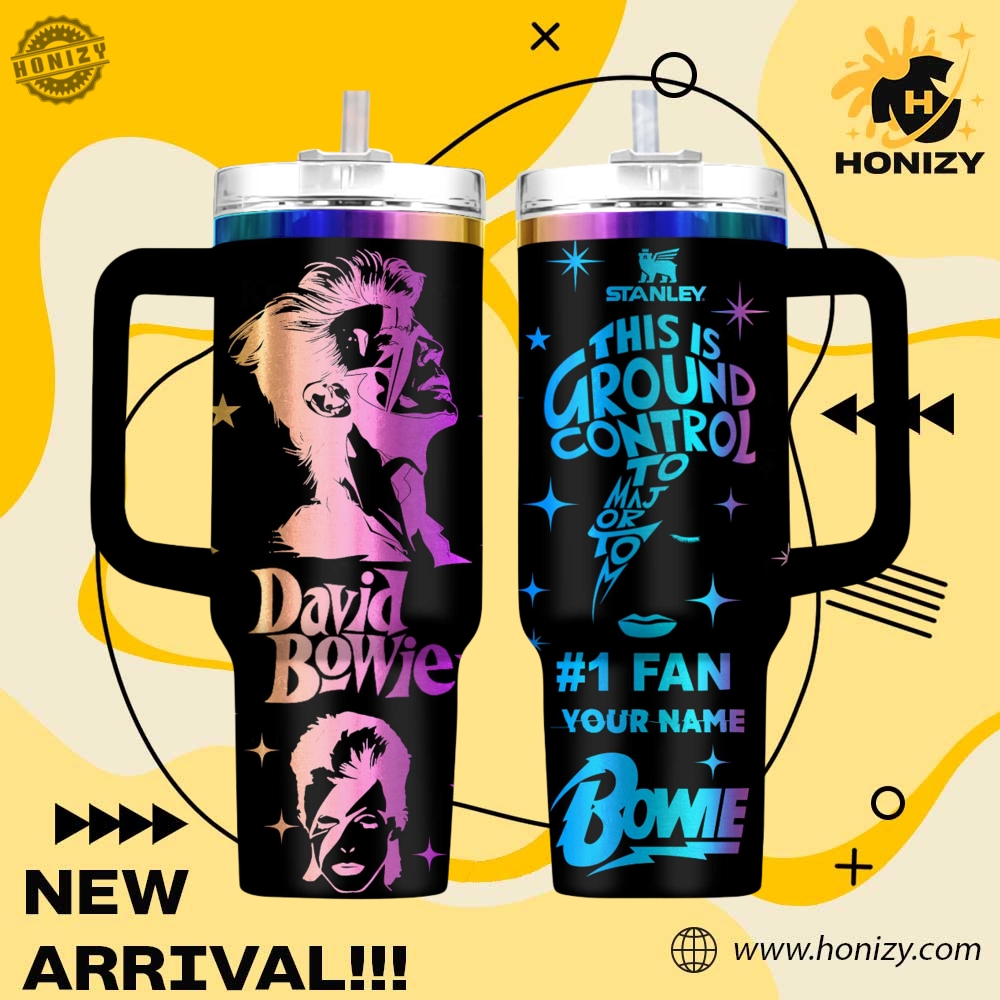 Trendy Music, Sport Custom 3D Stanley Tumbler 12 David Bowie Music Personalized Stanley Trendy Tumbler