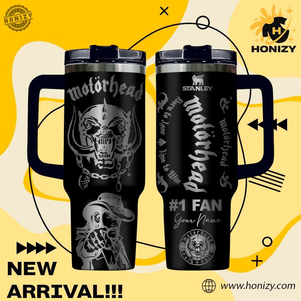 Trendy Music, Sport Custom 3D Stanley Tumbler 17 Motörhead Music Custom Name Stanley Trendy Tumbler