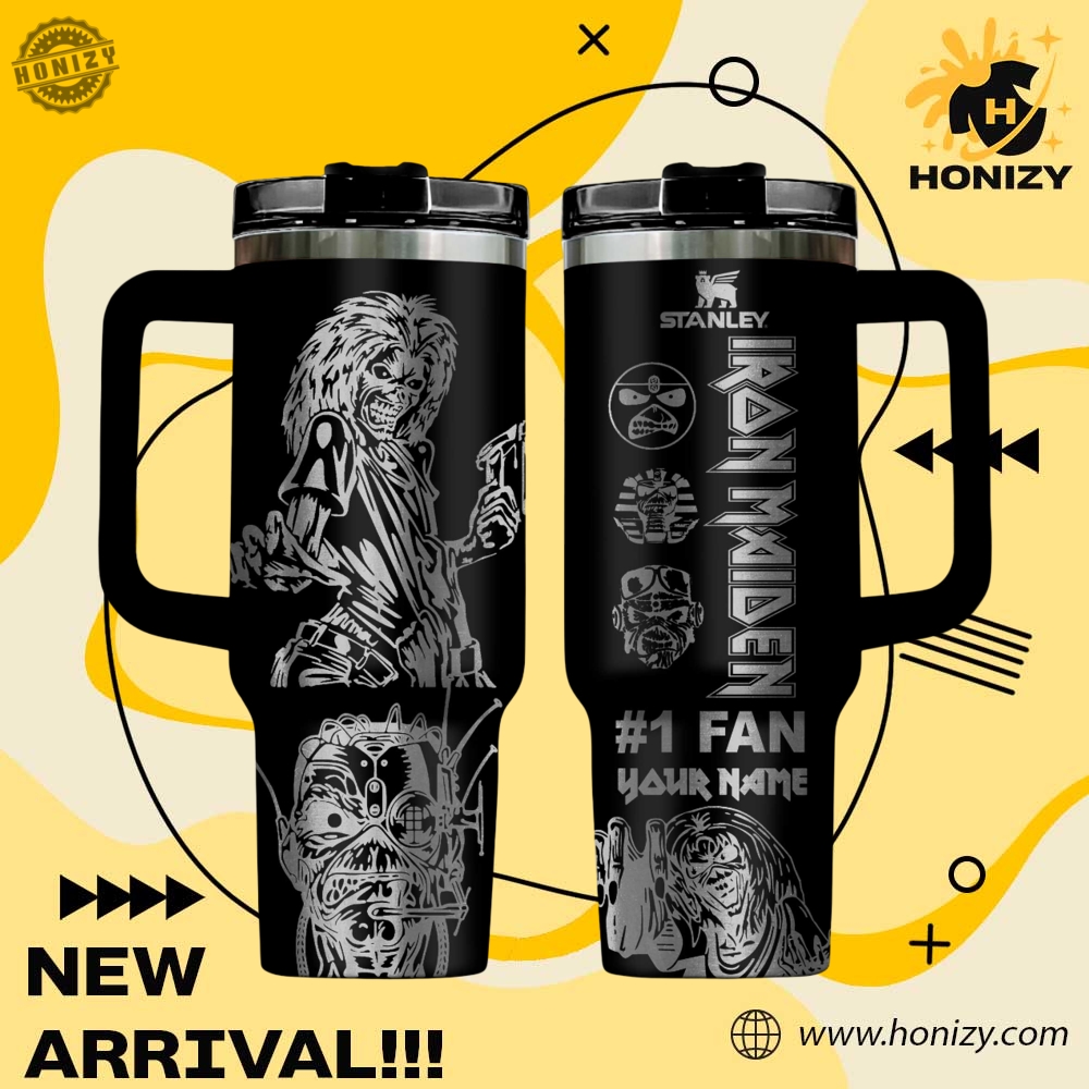 Trendy Music, Sport Custom 3D Stanley Tumbler 19 Iron Maiden Music Custom Name Stanleytrendy Tumbler