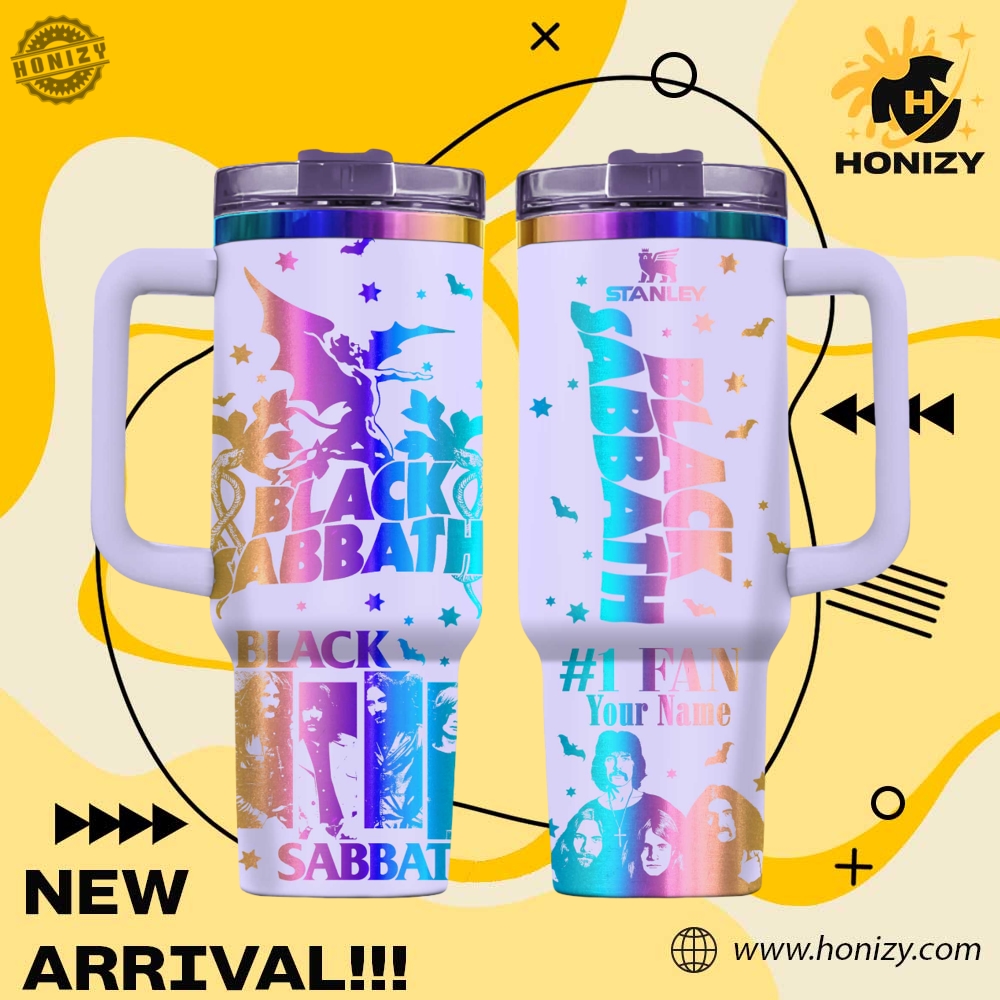 Trendy Music, Sport Custom 3D Stanley Tumbler 20 Black Sabbath Music Custom Name Stanleytrendy Tumbler