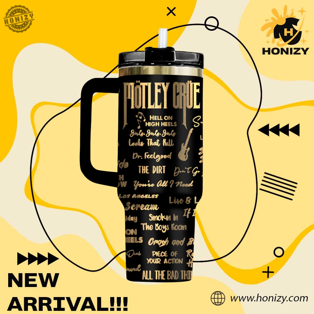 Mötley Crüe Music Custom Name Stanley Trendy Tumbler 5 Mötley Crüe Music Custom Name Stanley Trendy Tumbler