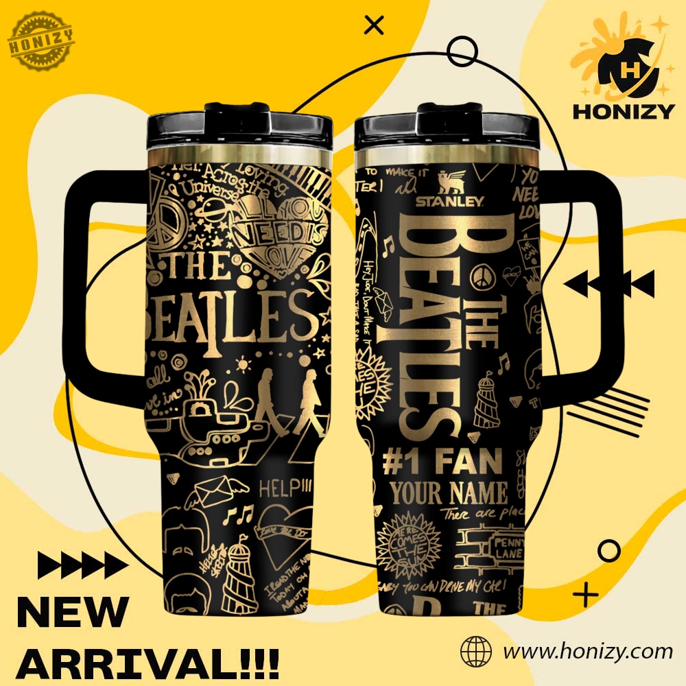 Trendy Music, Sport Custom 3D Stanley Tumbler 29 The Beatles Legend Music Custom Name Stanley Trendy Tumbler