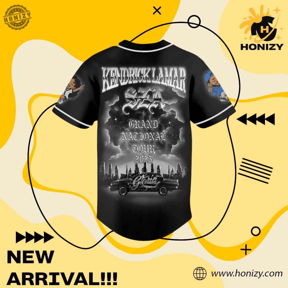 Music Kendrick Lamar X Sza Grand National Tour 2025 Unisex Baseball Jersey 5 Music Kendrick Lamar x Sza Grand National Tour 2025 unisex Baseball Jersey