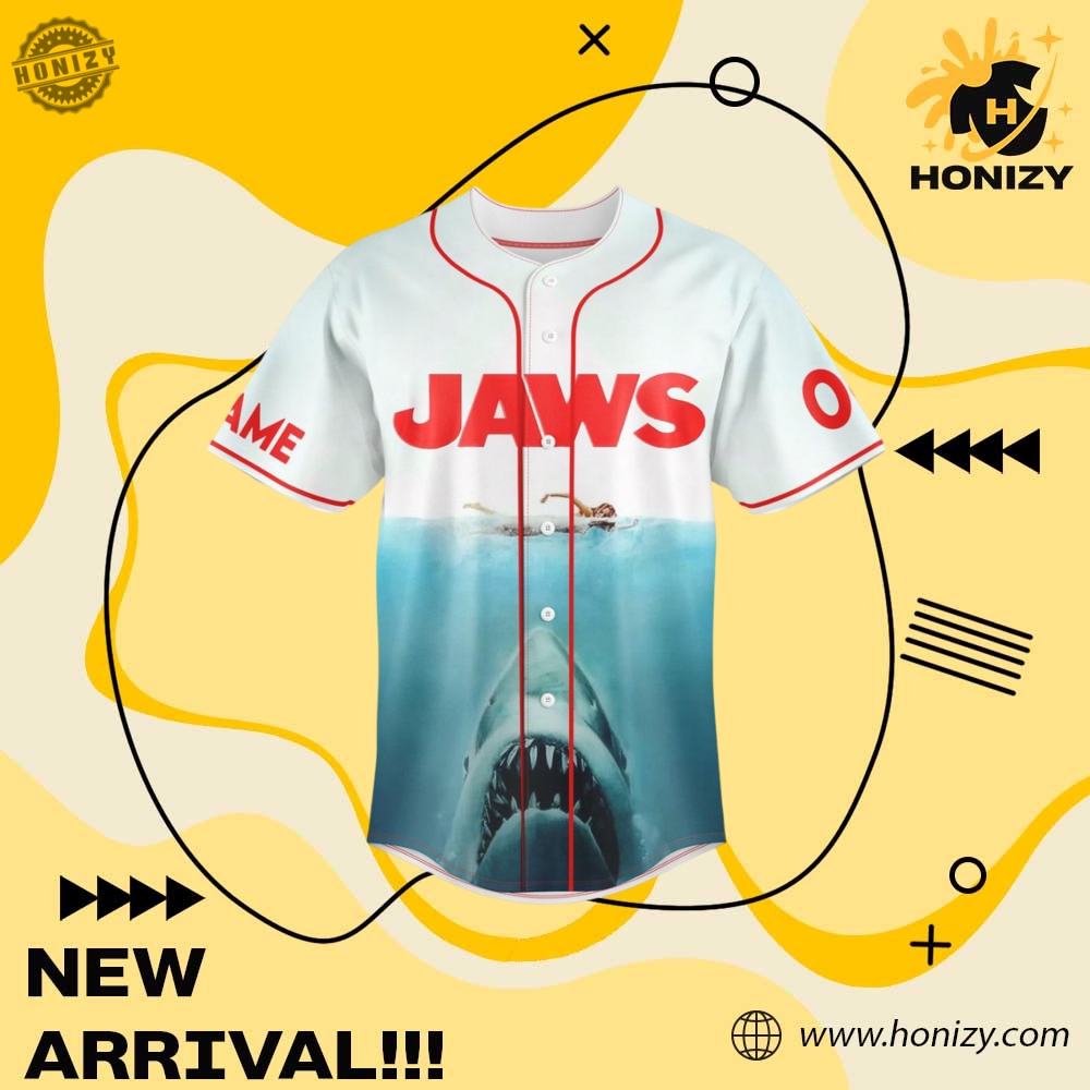 Jaws Movie Youre Gonna Need A Bigget Boat Unisex Baseball Jersey 4 Jaws Movie You’re Gonna Need A Bigget Boat unisex Baseball Jersey