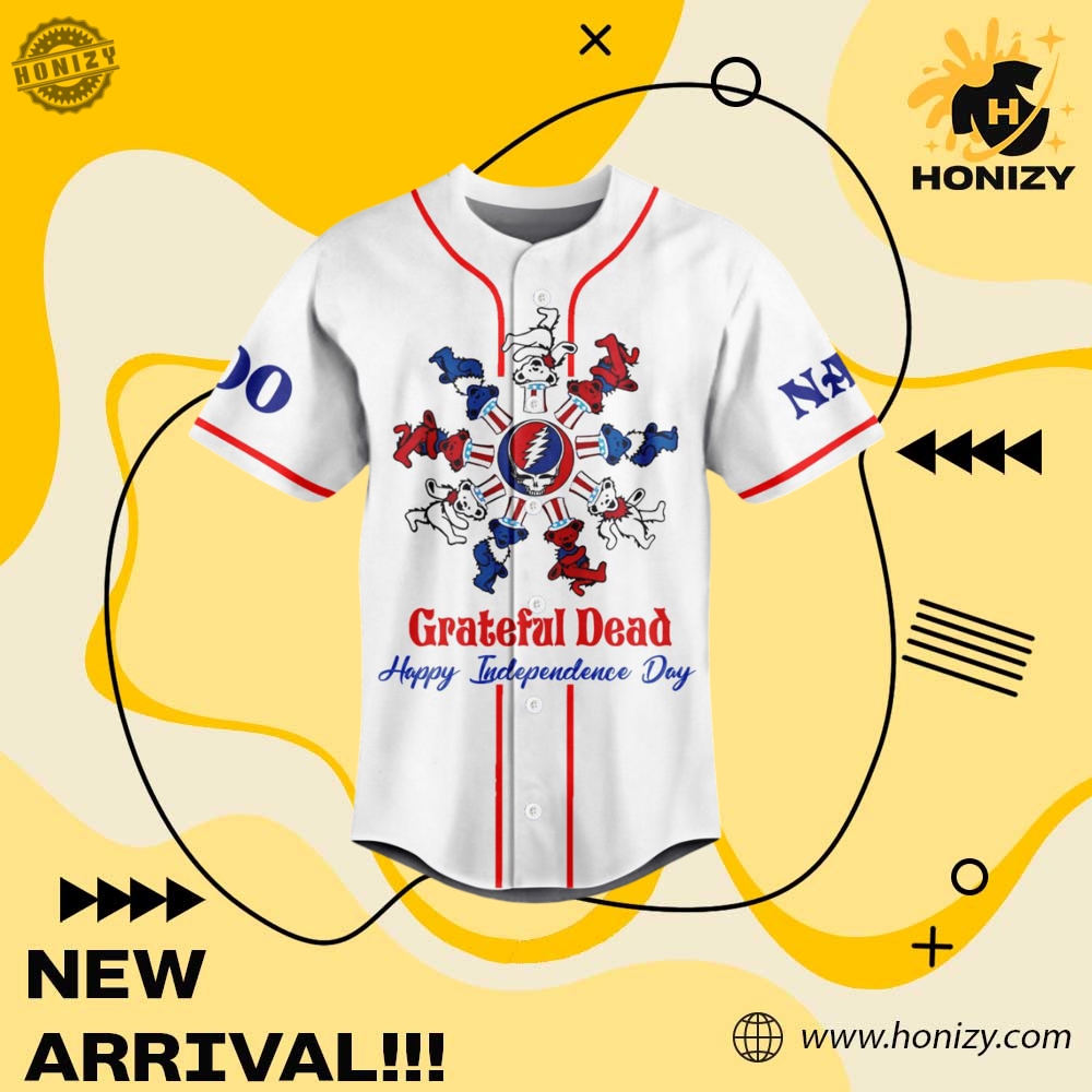 Grateful Dead Music Independence Day Wave That Flag Wave It Wide And High 3D Unisex Baseball Jersey 4 Grateful Dead Music Independence Day Wave That Flag Wave It Wide And High 3D unisex Baseball Jersey