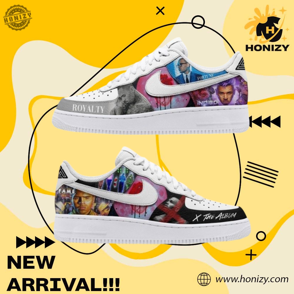 Chris Brown Rapper The Album Custom Graphic Nike Air Force 1 Shoes honizy 1