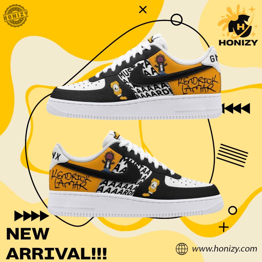 Hot Design Graphic Air Force 1 Shoes 10 Kendrick Lamar Music Custom Graphic Nike Air Force 1 Shoes