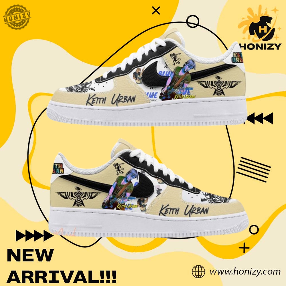 Hot Design Graphic Air Force 1 Shoes 13 Keith Urban Rock Music Custom Graphic Nike Air Force 1 Shoes