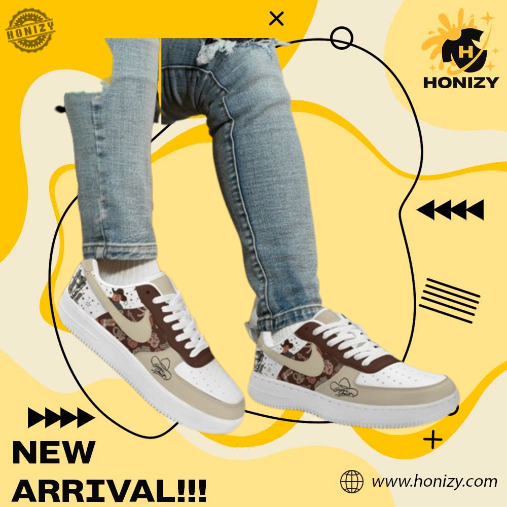 Hot Design Graphic Air Force 1 Shoes 15 George Strait New Custom Graphic Nike Air Force 1 Shoes