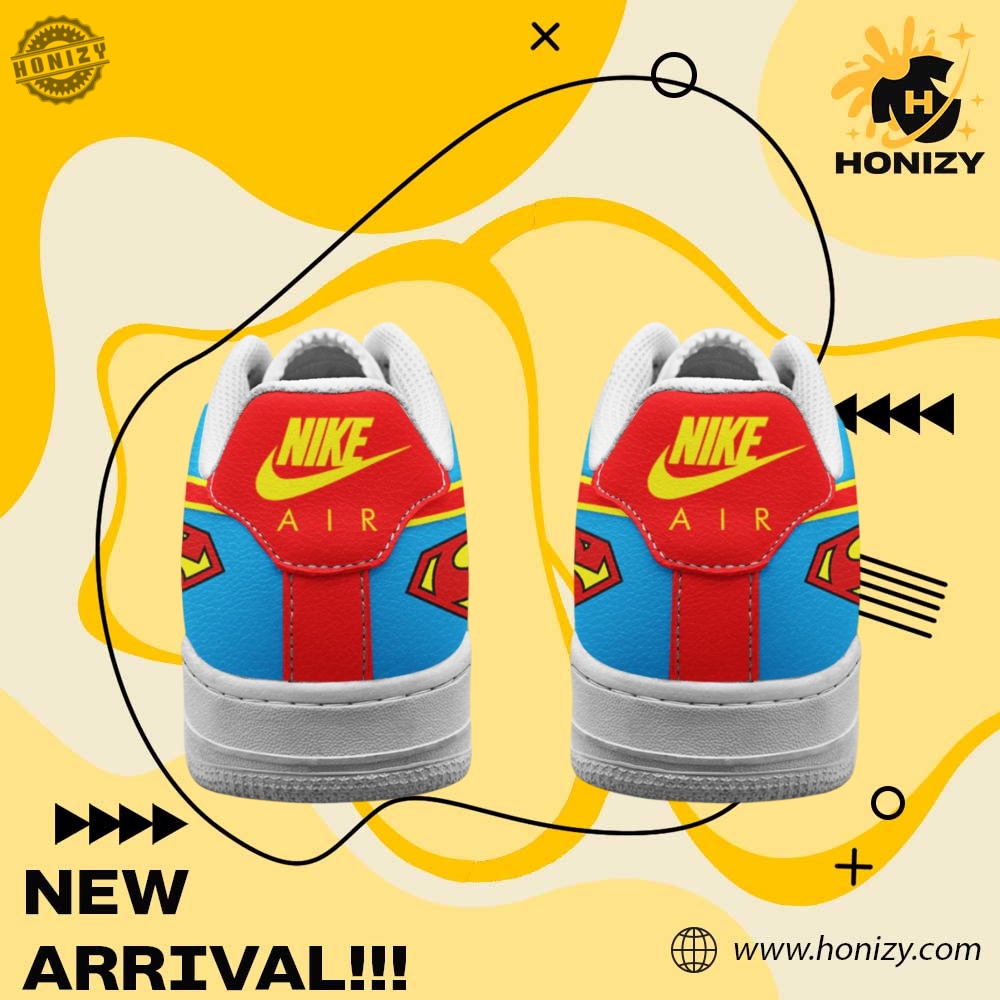 Superman Movie Man Of Steel Custom Graphic Nike Air Force 1 Shoes 5 Superman Movie Man Of Steel Custom Graphic Nike Air Force 1 Shoes