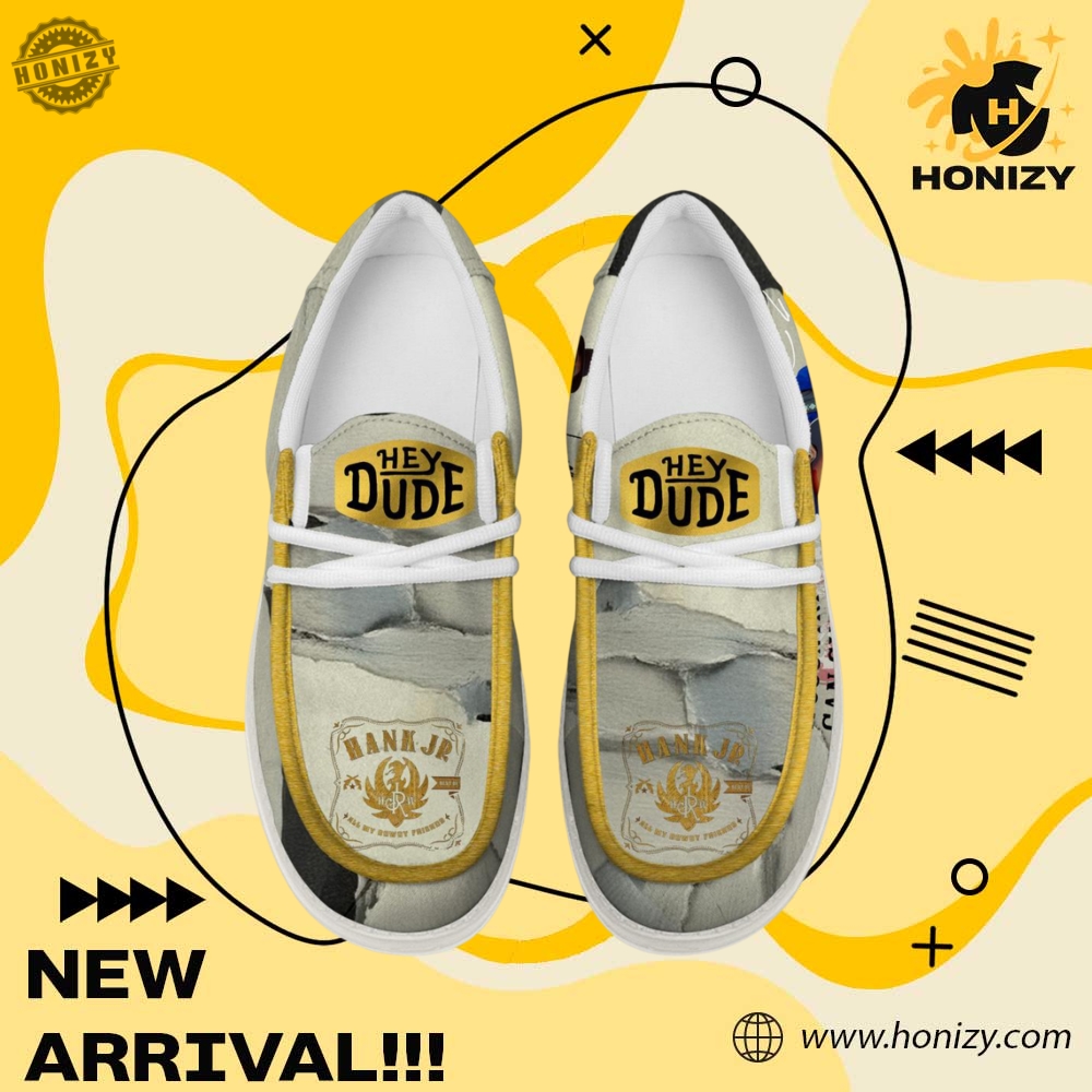 Hank Williams Jr A Country Music Boy Can Survive Custom Graphic Hey Dude Shoes 4 Hank Williams JR A Country Music Boy Can Survive Custom Graphic Hey Dude Shoes