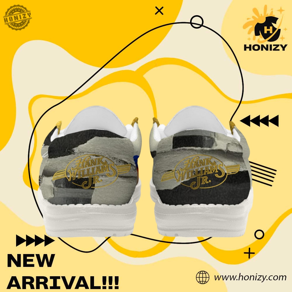 Hank Williams Jr A Country Music Boy Can Survive Custom Graphic Hey Dude Shoes 5 Hank Williams JR A Country Music Boy Can Survive Custom Graphic Hey Dude Shoes