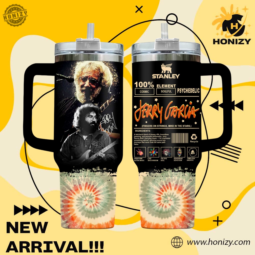 Music Graphic 3D Stanley Cup Tumbler With Handle 4 Jerry Garcia Music Official Stanley Cup Tumbler With Handle