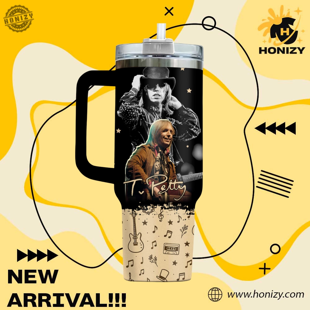 Tom Petty Music Official Stanley Cup Tumbler With Handle 5 Tom Petty Music official Stanley Cup Tumbler With Handle