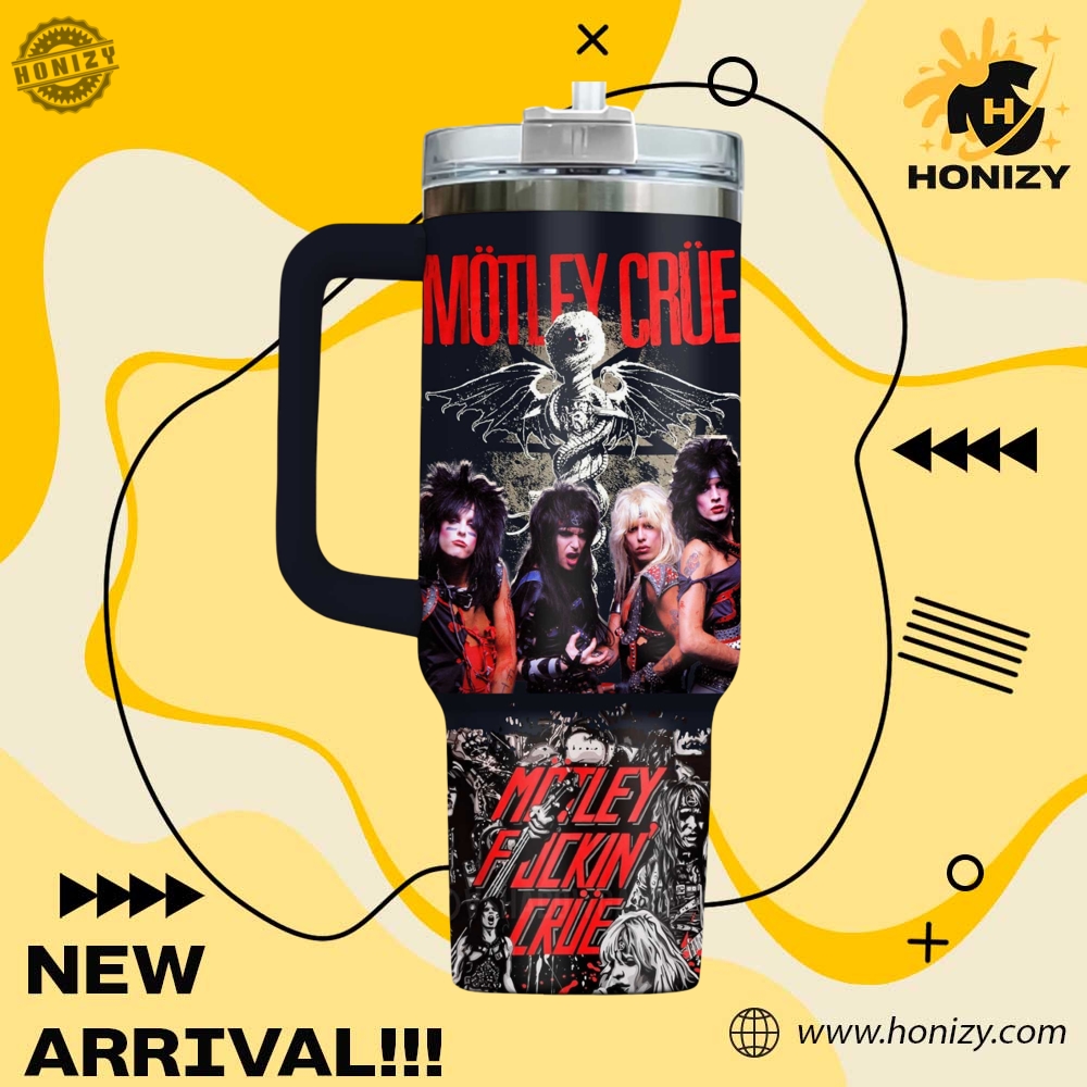 Mötley Crüe Music Official Stanley Cup Tumbler With Handle 5 Mötley Crüe Music official Stanley Cup Tumbler With Handle
