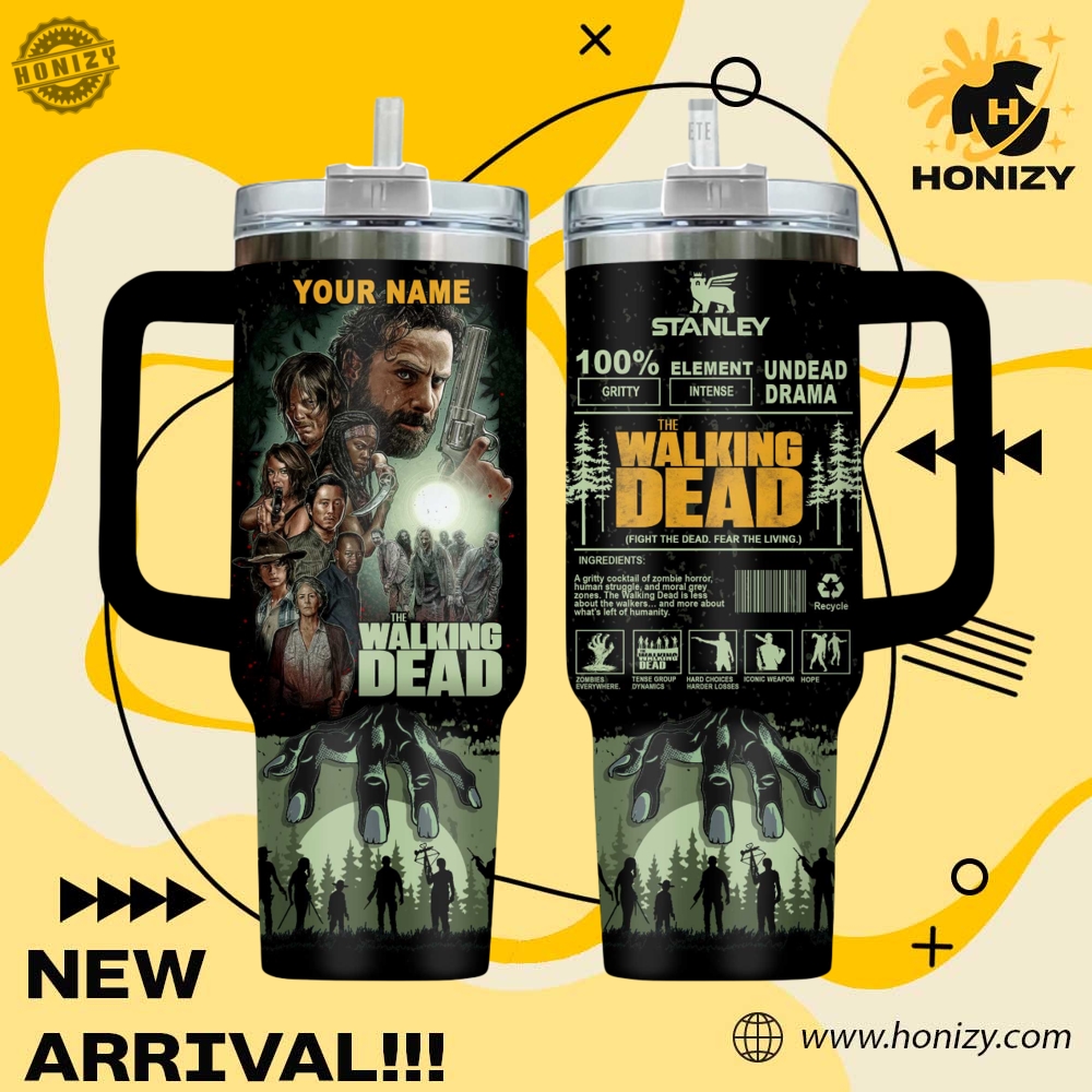 Music Graphic 3D Stanley Cup Tumbler With Handle 30 The Walking Dead Movie Personalized Official Stanley Cup Tumbler With Handle