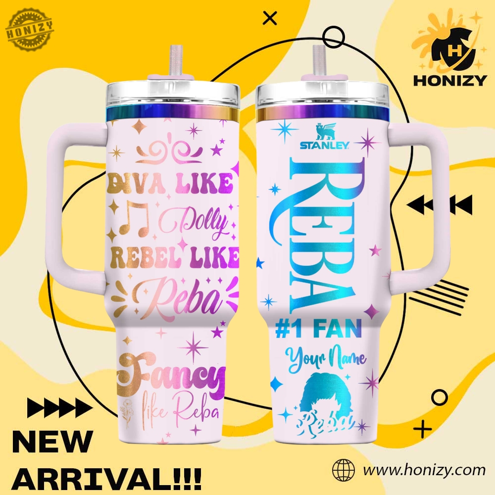 Music Graphic 3D Stanley Cup Tumbler With Handle 31 Reba Mcentire Music Personalized Official Stanley Cup Tumbler With Handle