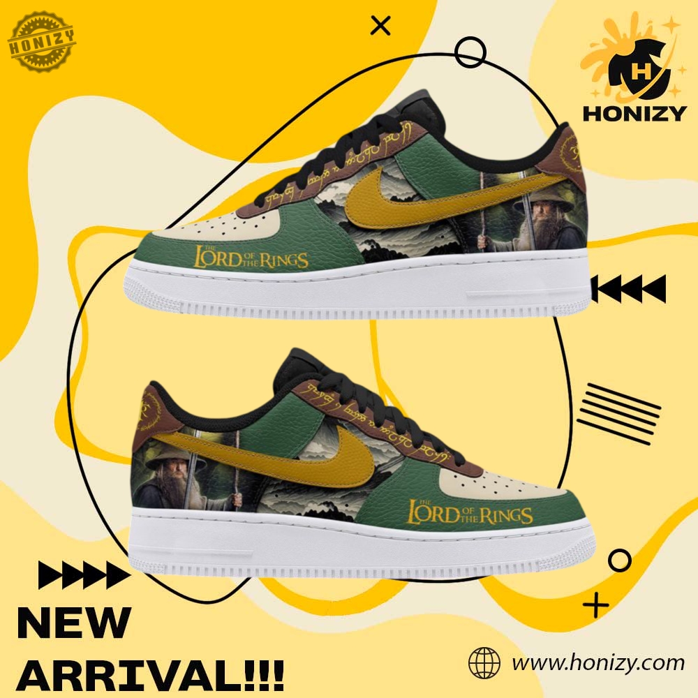 Graphic Art Nike Air Force 1 – Designed to Impress 9 The Lord Of The Rings Gandalf Movie Custom Graphic Nike Air Force 1 Shoes