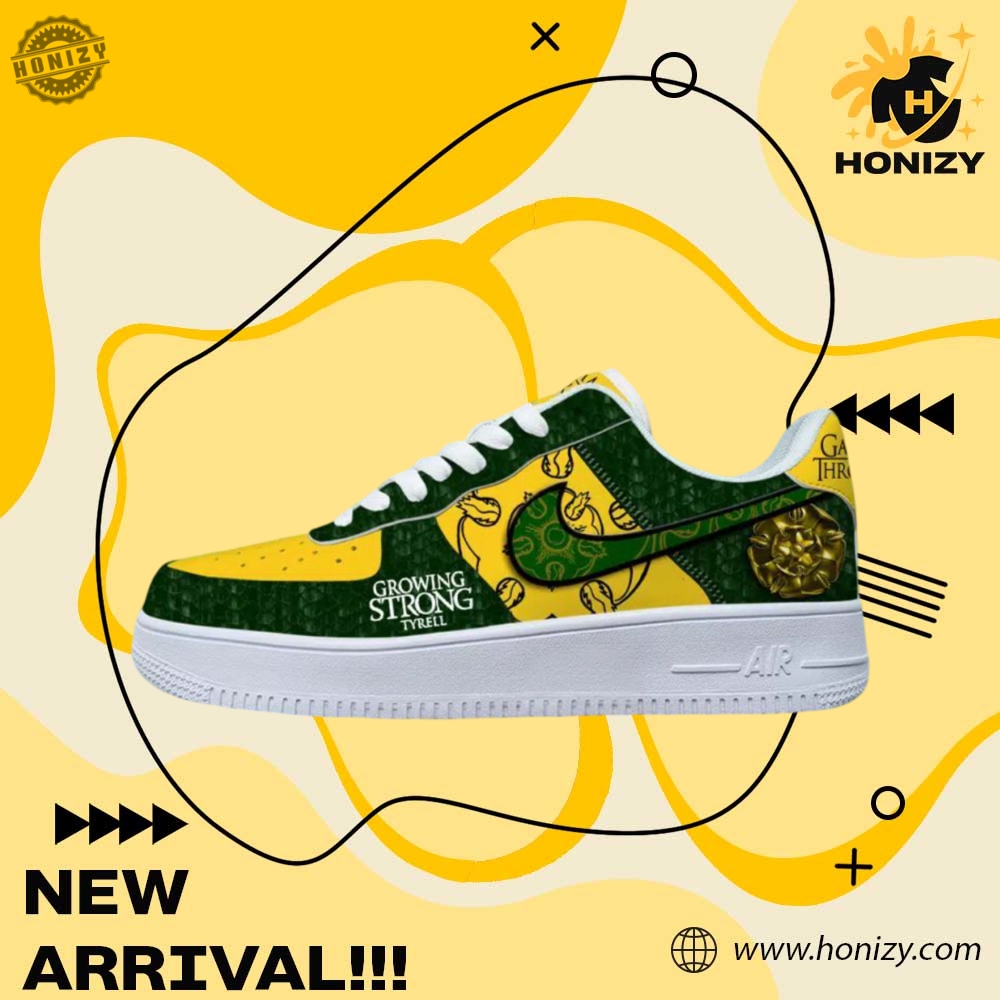 Graphic Art Nike Air Force 1 – Designed to Impress 18 Growing Strong Tyrell Game Of Thrones Custom Graphic Nike Air Force 1 Shoes Sneakers