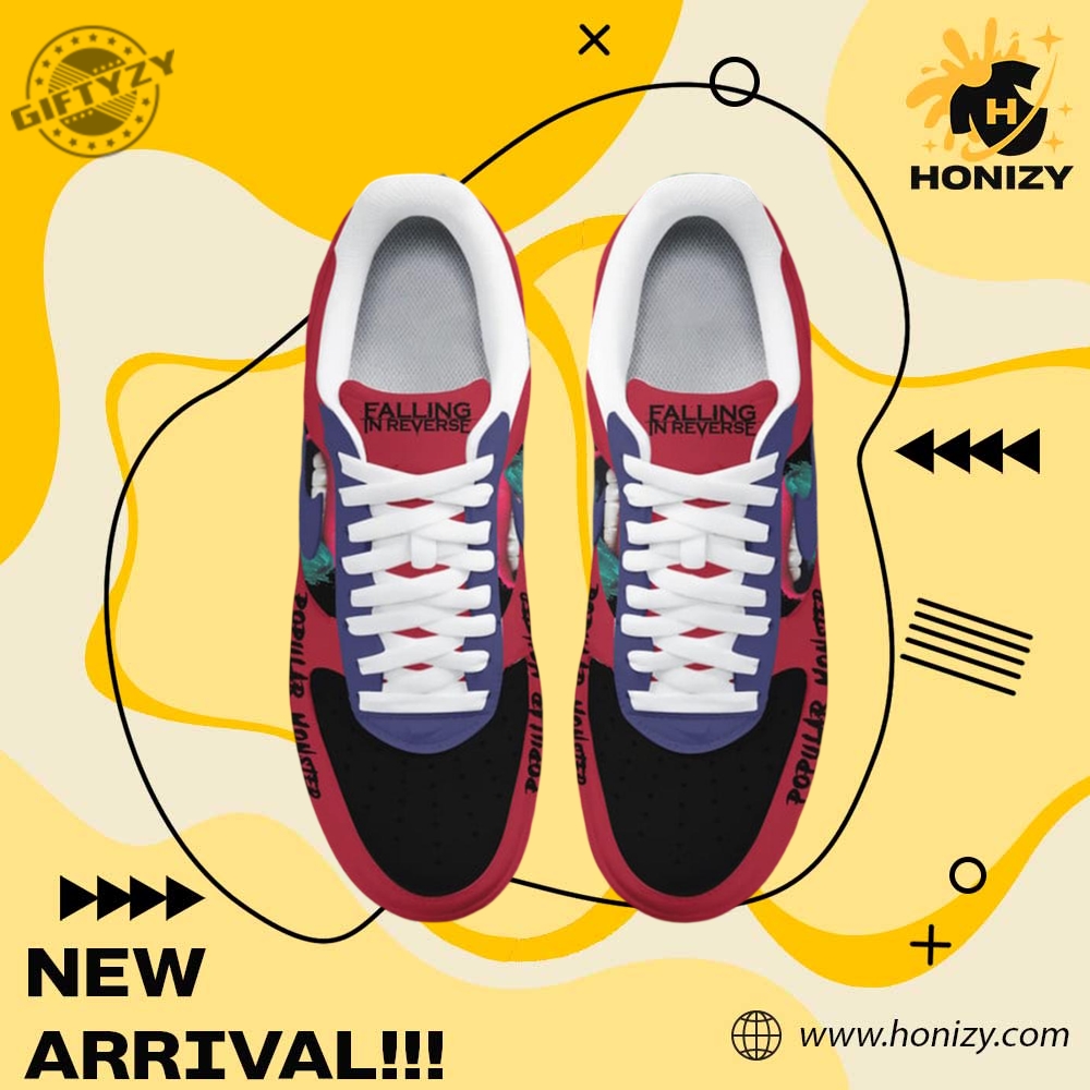 Falling In Reverse Popular Monster Music Unisex Trendy Nike Air Force 1 Shoes 4 Falling In Reverse Popular Monster Music unisex trendy Nike Air Force 1 Shoes