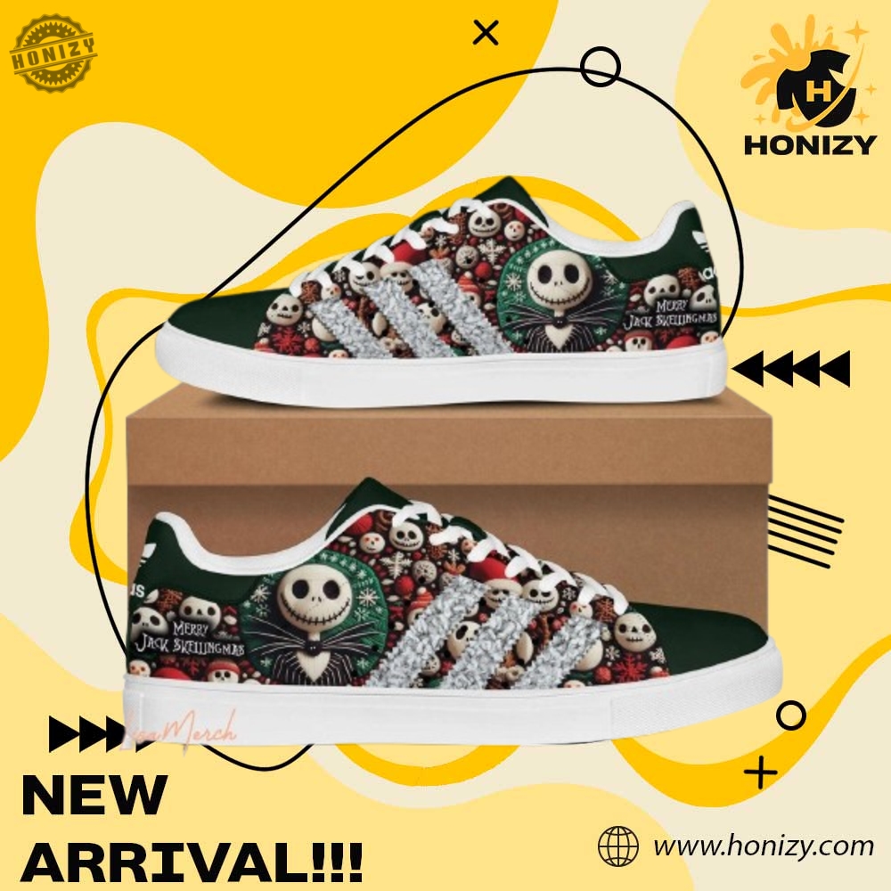 Stylish Unisex Sneakers 29 The Nightmare Before Christmas Movie Merry Christmas Happy Holidays Unisex Trendy Stan Smith Shoes