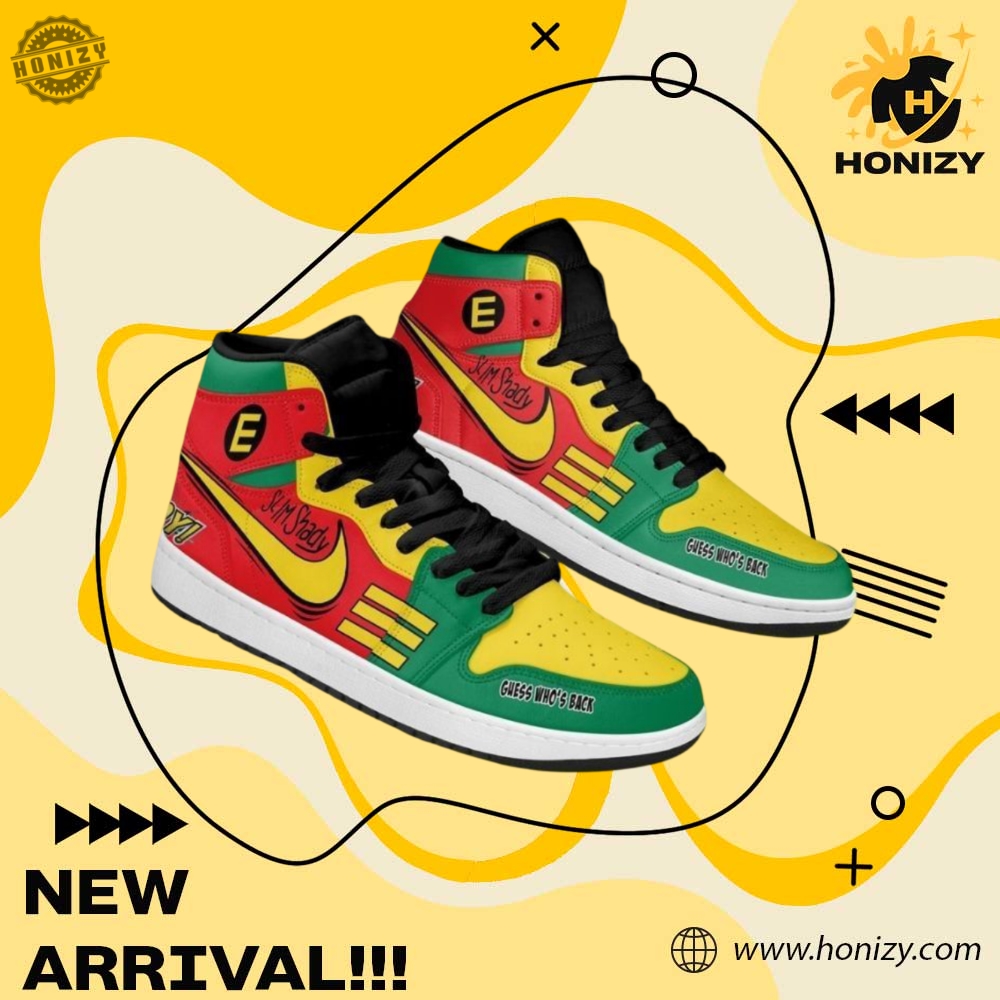 Eminem Rapper Guess Whos Back Slim Shady Unisex Air Jordan 1 High Shoes 3 Eminem Rapper Guess Whoβs Back Slim Shady unisex Air Jordan 1 High Shoes