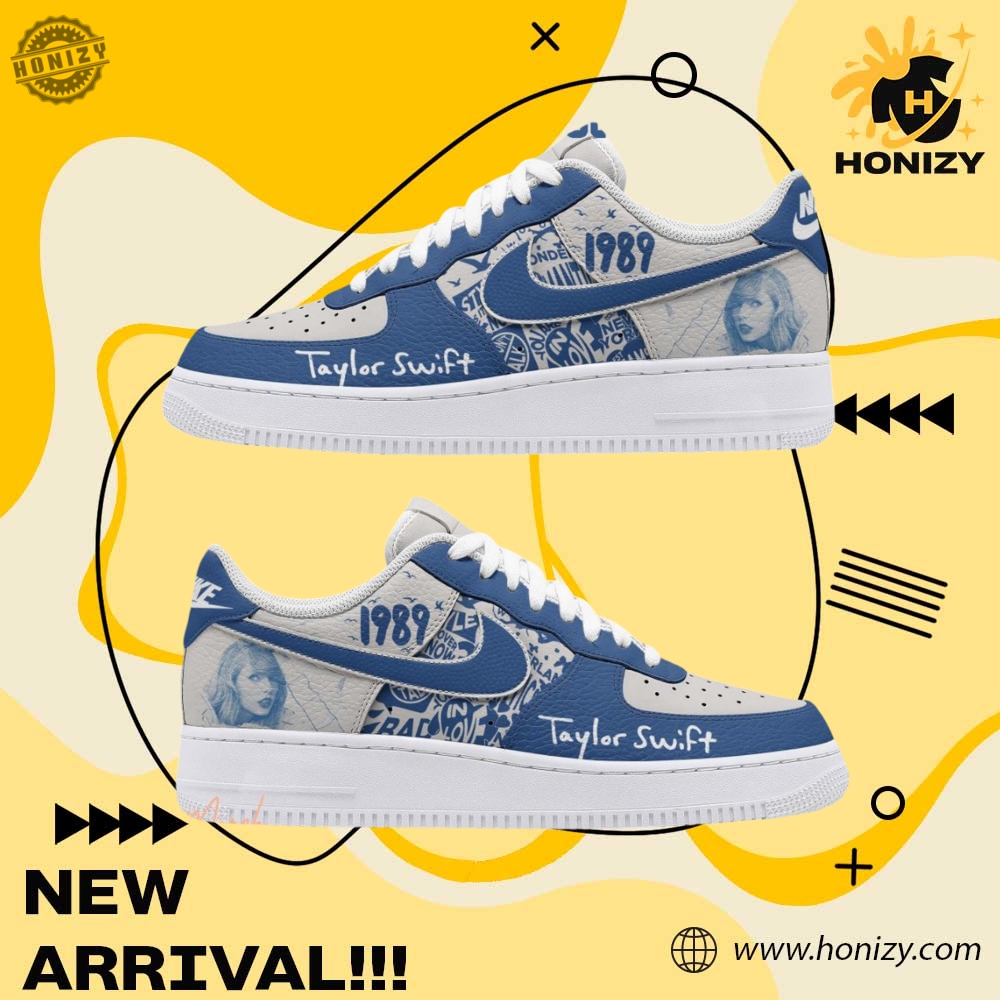 Taylor Swift 1989 Music In Blue Edition Unisex Trending Air Force 1 Shoes