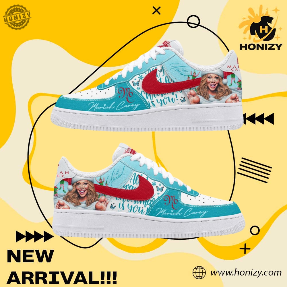Mariah Carey Music You Are Everything I Want For Christmas Unisex Trending Nike Air Force 1 Shoes