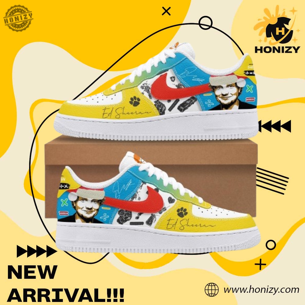 Ed Sheeran Music Mathematics Christmas Unisex Trending Air Force 1 Shoes