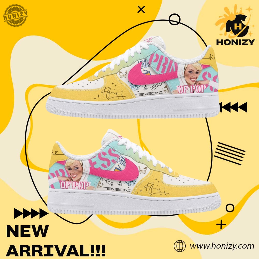 Kylie Minogue Singer Princess Of Pop Break The Tension Music Unisex Trending Air Force 1 Shoes